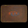 Faux Leather Engravable Patch - Round-Corner Rectangular Thumbnail