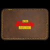 Faux Leather Engravable Patch - Round-Corner Rectangular Thumbnail