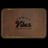 Faux Leather Engravable Patch - Round-Corner Rectangular Thumbnail
