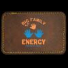 Faux Leather Engravable Patch - Round-Corner Rectangular Thumbnail