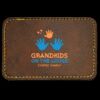 Faux Leather Engravable Patch - Round-Corner Rectangular Thumbnail
