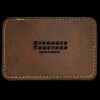 Faux Leather Engravable Patch - Round-Corner Rectangular Thumbnail