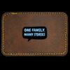 Faux Leather Engravable Patch - Round-Corner Rectangular Thumbnail