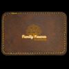 Faux Leather Engravable Patch - Round-Corner Rectangular Thumbnail