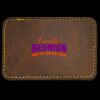 Faux Leather Engravable Patch - Round-Corner Rectangular Thumbnail