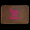 Faux Leather Engravable Patch - Round-Corner Rectangular Thumbnail