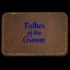 Faux Leather Engravable Patch - Round-Corner Rectangular Thumbnail