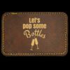 Faux Leather Engravable Patch - Round-Corner Rectangular Thumbnail