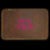 Faux Leather Engravable Patch - Round-Corner Rectangular Thumbnail