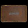 Faux Leather Engravable Patch - Round-Corner Rectangular Thumbnail