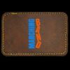 Faux Leather Engravable Patch - Round-Corner Rectangular Thumbnail