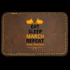 Faux Leather Engravable Patch - Round-Corner Rectangular Thumbnail