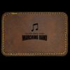 Faux Leather Engravable Patch - Round-Corner Rectangular Thumbnail