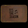 Faux Leather Engravable Patch - Round-Corner Rectangular Thumbnail