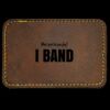 Faux Leather Engravable Patch - Round-Corner Rectangular Thumbnail