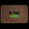 Faux Leather Engravable Patch - Round-Corner Rectangular Thumbnail