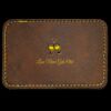 Faux Leather Engravable Patch - Round-Corner Rectangular Thumbnail