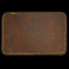 Faux Leather Engravable Patch - Round-Corner Rectangular Thumbnail