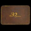 Faux Leather Engravable Patch - Round-Corner Rectangular Thumbnail