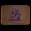 Faux Leather Engravable Patch - Round-Corner Rectangular Thumbnail
