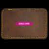 Faux Leather Engravable Patch - Round-Corner Rectangular Thumbnail