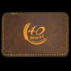 Faux Leather Engravable Patch - Round-Corner Rectangular Thumbnail