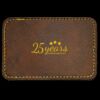 Faux Leather Engravable Patch - Round-Corner Rectangular Thumbnail