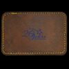 Faux Leather Engravable Patch - Round-Corner Rectangular Thumbnail