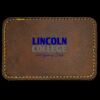 Faux Leather Engravable Patch - Round-Corner Rectangular Thumbnail