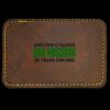 Faux Leather Engravable Patch - Round-Corner Rectangular Thumbnail