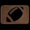 Faux Leather Engravable Patch - Round-Corner Rectangular Thumbnail