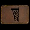 Faux Leather Engravable Patch - Round-Corner Rectangular Thumbnail