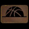 Faux Leather Engravable Patch - Round-Corner Rectangular Thumbnail