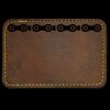 Faux Leather Engravable Patch - Round-Corner Rectangular Thumbnail