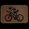 Faux Leather Engravable Patch - Round-Corner Rectangular Thumbnail