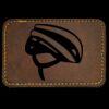 Faux Leather Engravable Patch - Round-Corner Rectangular Thumbnail
