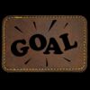 Faux Leather Engravable Patch - Round-Corner Rectangular Thumbnail