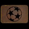 Faux Leather Engravable Patch - Round-Corner Rectangular Thumbnail