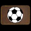 Faux Leather Engravable Patch - Round-Corner Rectangular Thumbnail