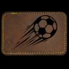 Faux Leather Engravable Patch - Round-Corner Rectangular Thumbnail
