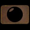 Faux Leather Engravable Patch - Round-Corner Rectangular Thumbnail