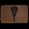 Faux Leather Engravable Patch - Round-Corner Rectangular Thumbnail