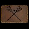 Faux Leather Engravable Patch - Round-Corner Rectangular Thumbnail