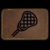 Faux Leather Engravable Patch - Round-Corner Rectangular Thumbnail