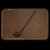 Faux Leather Engravable Patch - Round-Corner Rectangular Thumbnail