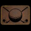 Faux Leather Engravable Patch - Round-Corner Rectangular Thumbnail