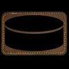 Faux Leather Engravable Patch - Round-Corner Rectangular Thumbnail