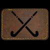 Faux Leather Engravable Patch - Round-Corner Rectangular Thumbnail
