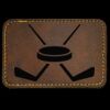 Faux Leather Engravable Patch - Round-Corner Rectangular Thumbnail