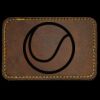 Faux Leather Engravable Patch - Round-Corner Rectangular Thumbnail